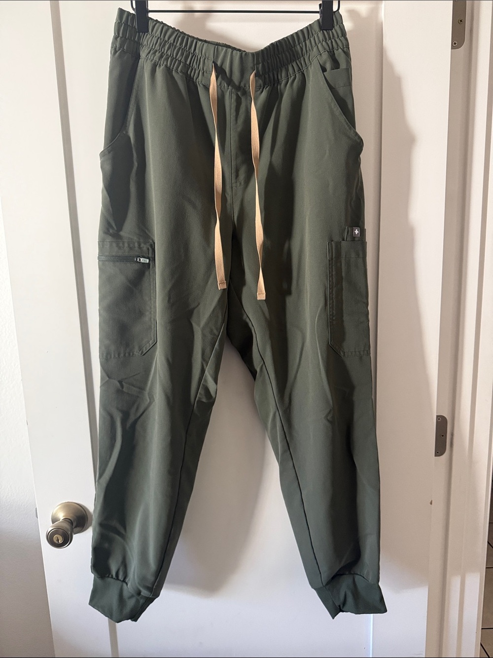 Figs Uman moss high waisted joggers